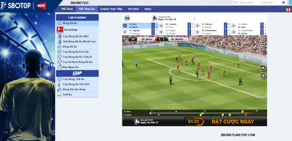 Cá cược online sbobet333