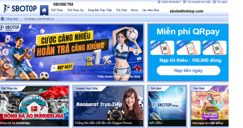 Cá cược tại sbobet68